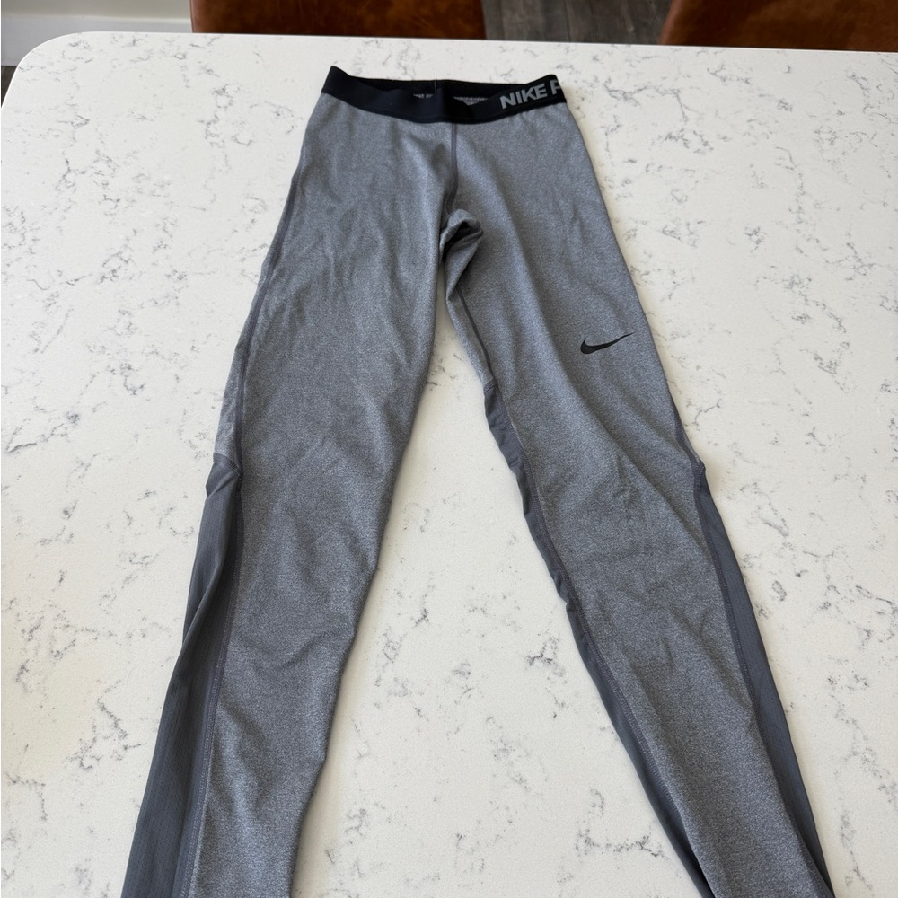 Nike Gray Casual Pants Straight Fit